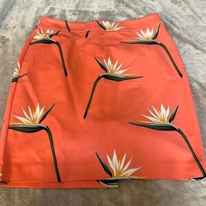 Ann Taylor floral pencil skirt